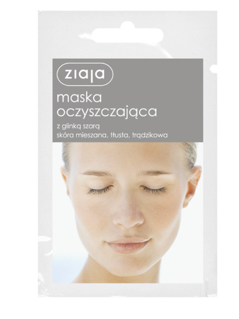 Ziaja maska oczyszczająca z glinką szarą